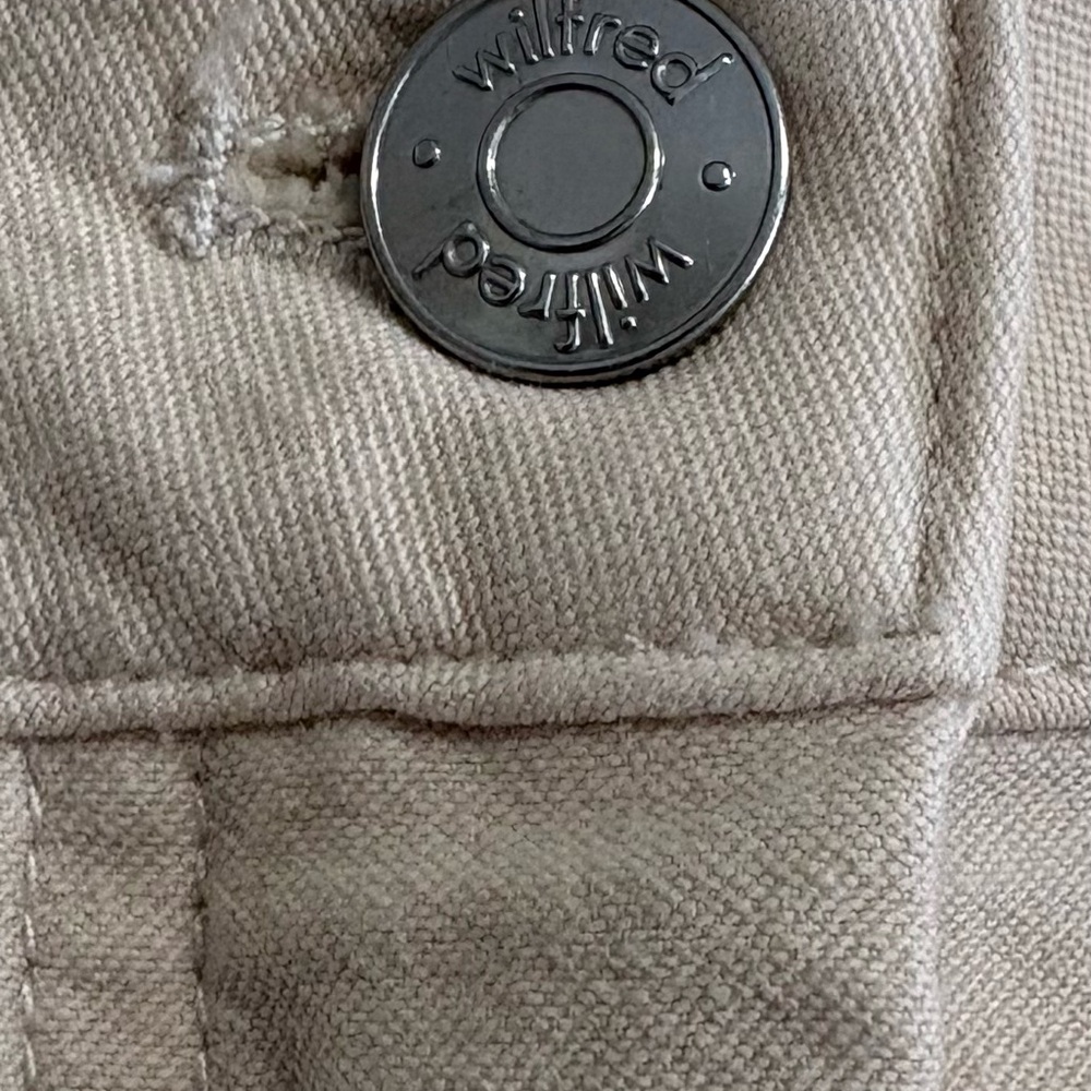 Aritzia Wilfred Free Mid Rise Modern Utility Pants Size 10 - Picture 7 of 14